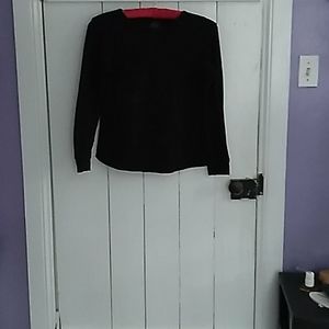 A long sleeve sweat shirt